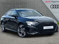 Used Audi A3 Black Edition 147 HP (108 kW) 2024 Black Sedan