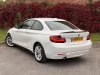 Begagnad BMW 218 Impressive 2014 Vit Sportkupé