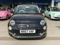 Used Fiat 500 Lounge 69 HP (50 kW) 2017 Black Hatchback