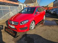Used Mercedes B180 AMG line 109 HP (80 kW) 2017 Red MPV