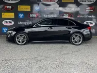 Used Mercedes A200 AMG line 150 HP (110 kW) 2021 Black Sedan