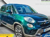 Used Fiat 500L Trekking 85 HP (62 kW) 2015 Green MPV