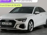 Used Audi A3 S-Line 110 HP (80 kW) 2024 Sedan