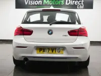 Used BMW 118 Sport Line 136 HP (100 kW) 2017 White Hatchback