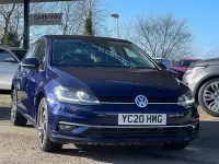 Used VW Golf VII Edition 150 HP (110 kW) 2020 Blue Hatchback