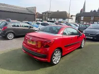 Used Peugeot 207 GTi 120 HP (88 kW) 2007 Red Cabriolet