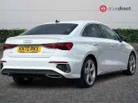 Used Audi A3 S-Line 150 HP (110 kW) 2020 White Sedan