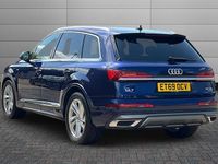 Begagnad Audi Q7 S-Line 286 HK (210 kW) 2020 Blå SUV