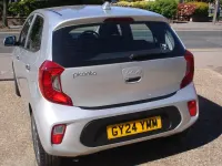 Used Kia Picanto 2024 Moondust silver metallic Hatchback