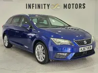 Usado Seat Leon XCELLENCE 2017 Azul Familiar