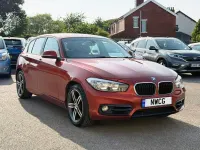 Used BMW 120 Sport Line 190 HP (139 kW) 2018 Orange Hatchback
