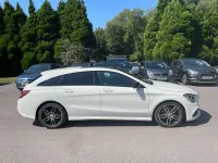 Used Mercedes CLA220 AMG line 177 HP (130 kW) 2016 White Coupe