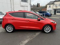 Used Ford Fiesta Titanium 125 HP (91 kW) 2018 Red Hatchback