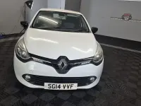 Used Renault Clio IV Dynamique 73 HP (53 kW) 2014 White Hatchback