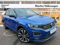 Used VW T-Roc R-line 150 HP (110 kW) 2019 Blue SUV