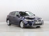 Used Lexus CT200h Luxury Line 136 HP (100 kW) 2018 Blue Hatchback