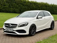 Used Mercedes A220 AMG Line Premium 2016 White Hatchback