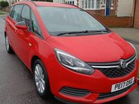 Used Vauxhall Zafira Design Edition 140 HP (102 kW) 2017 Red MPV