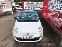 Used Fiat 500 Lounge 69 HP (50 kW) 2013 White Hatchback