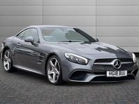 Used Mercedes SL400 AMG Line Premium 367 HP (269 kW) 2018 Selenite grey Cabriolet