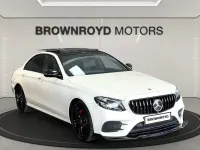 Used Mercedes E220 AMG Line Premium Plus 2017 White Sedan