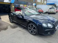 Used Bentley Continental GT Convertible Mulliner 521 HP (383 kW) 2018 Blue Cabriolet