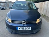 Used VW Touran S 105 HP (77 kW) 2015 Blue MPV
