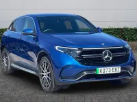 Used Mercedes EQC400 AMG line 300 kW (408 HP) 2023 Blue SUV