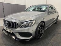 Used Mercedes C220 AMG Line Premium 170 HP (125 kW) 2014 Silver Sedan