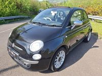 Usado Fiat 500 Lounge 85 HP (62 kW) 2012 Preto Cabrios