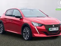 Used Peugeot e-208 Premium 100 kW (136 HP) 2022 Red Hatchback