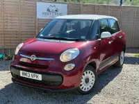 Used Fiat 500L Easy 85 HP (62 kW) 2013 Red/white MPV