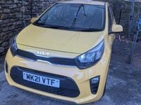 Used Kia Picanto 66 HP (48 kW) 2021 Yellow Hatchback