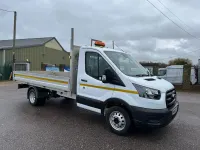Used Ford Transit 130 HP (95 kW) 2022 White Cabriolet