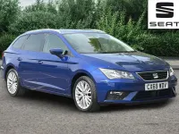 Begagnad Seat Leon SE Dynamic 130 HK (95 kW) 2019 Blå
