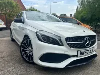 Begagnad Mercedes A200 Premium Plus 136 HK (100 kW) 2017 Vit Halvkombi