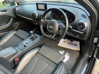 Used Audi A3 Sportback S-Line 2016 Black Hatchback