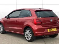 Used VW Polo Match 90 HP (66 kW) 2016 Red Hatchback