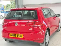 Used VW Golf VII Edition 110 HP (80 kW) 2016 Red Hatchback