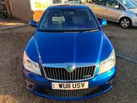 Used Skoda Octavia vRS 200 HP (147 kW) 2011 Blue Hatchback
