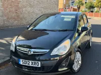 Used Vauxhall Corsa 75 HP (55 kW) 2012 Black Hatchback