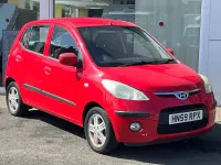 Used Hyundai i10 Comfort 77 HP (56 kW) 2009 Red Hatchback