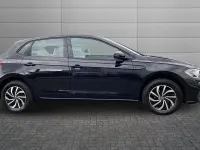 Used VW Polo Life 95 HP (69 kW) 2024 Black Hatchback