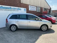 Used Vauxhall Zafira Excite 115 HP (84 kW) 2012 Silver MPV