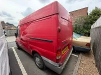 Used Ford Transit 100 HP (73 kW) 2004 Red Van