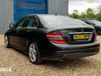 Used Mercedes C220 170 HP (125 kW) 2008 Black Sedan