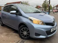 Used Toyota Vitz 2023 Blue Hatchback