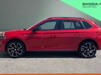 Used Skoda Kamiq Monte Carlo 110 HP (80 kW) 2021 Velvet red metallic SUV