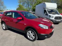 Used Nissan Qashqai Acenta 104 HP (76 kW) 2010 Red SUV