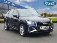 Used Audi Q2 S-Line 190 HP (139 kW) 2021 Blue SUV